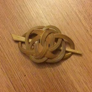 Bamboo Weave Hair Clip